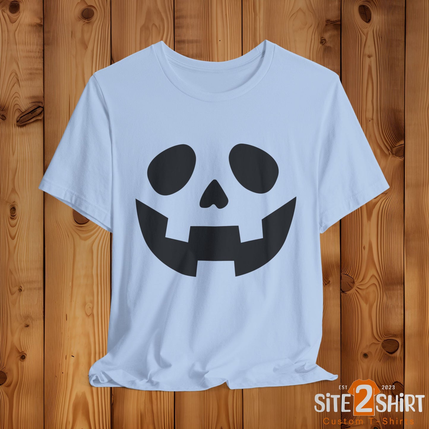 Jack-O'-Lantern Face Halloween T-Shirt! Halloween Party Tee, Trick or Treat Fun Shirt