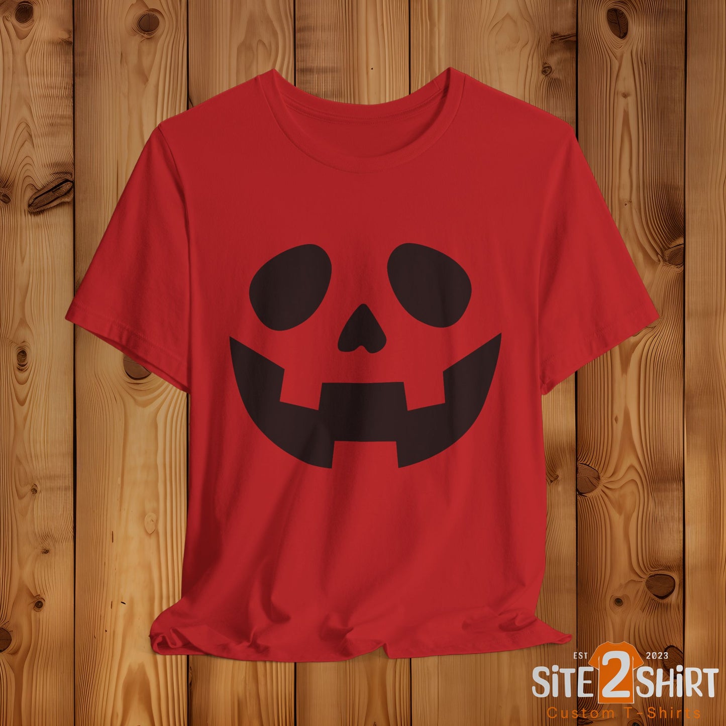 Jack-O'-Lantern Face Halloween T-Shirt! Halloween Party Tee, Trick or Treat Fun Shirt