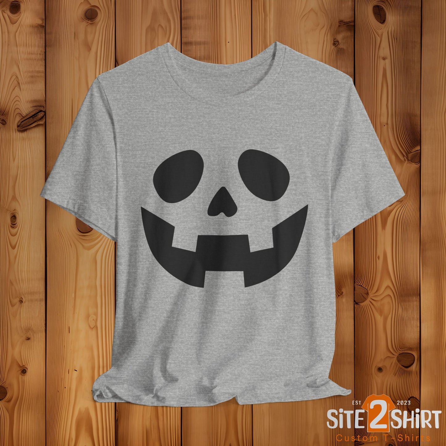 Jack-O'-Lantern Face Halloween T-Shirt! Halloween Party Tee, Trick or Treat Fun Shirt