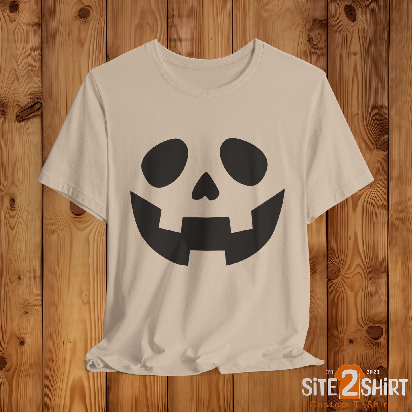Jack-O'-Lantern Face Halloween T-Shirt! Halloween Party Tee, Trick or Treat Fun Shirt