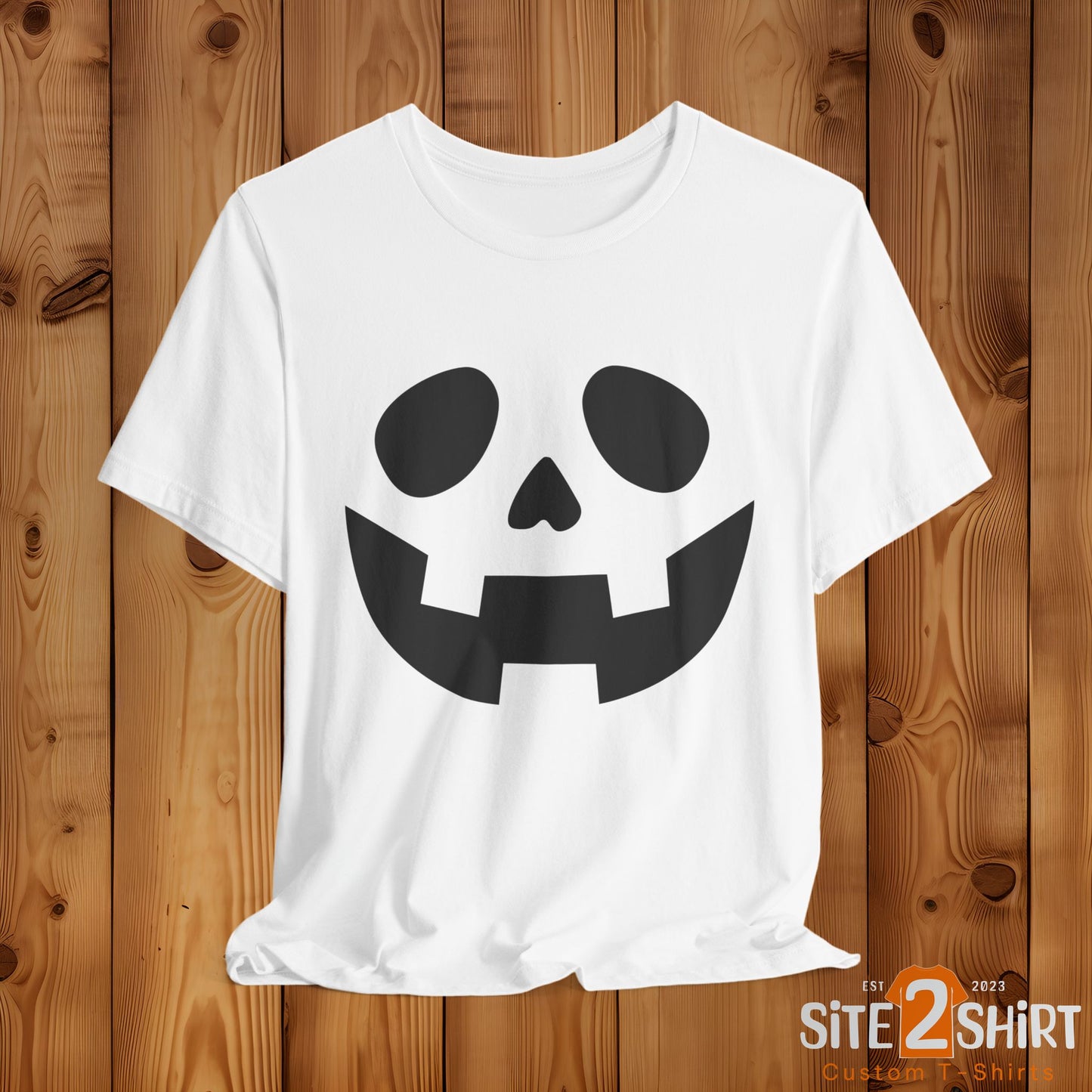 Jack-O'-Lantern Face Halloween T-Shirt! Halloween Party Tee, Trick or Treat Fun Shirt