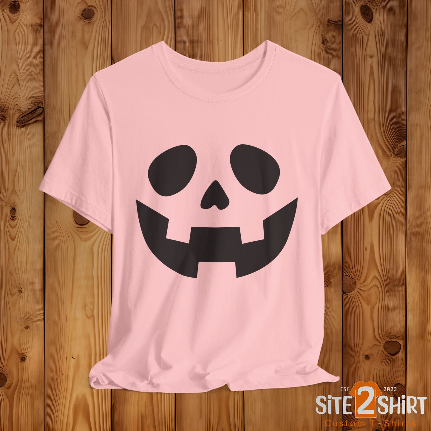 Jack-O'-Lantern Face Halloween T-Shirt! Halloween Party Tee, Trick or Treat Fun Shirt