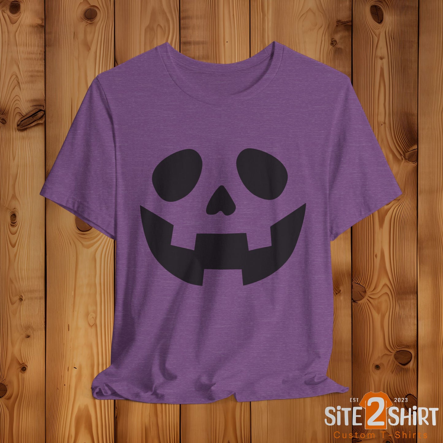 Jack-O'-Lantern Face Halloween T-Shirt! Halloween Party Tee, Trick or Treat Fun Shirt