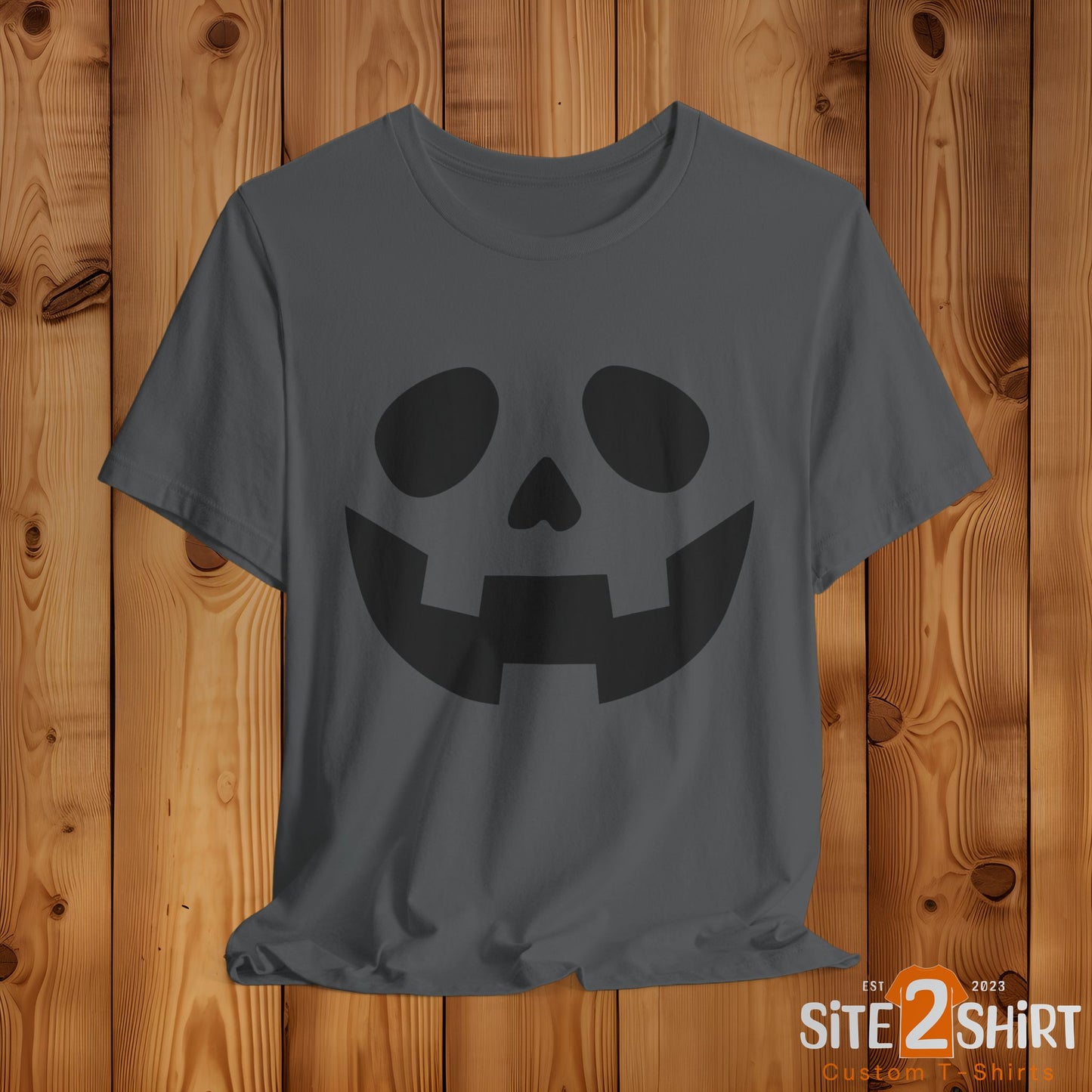 Jack-O'-Lantern Face Halloween T-Shirt! Halloween Party Tee, Trick or Treat Fun Shirt