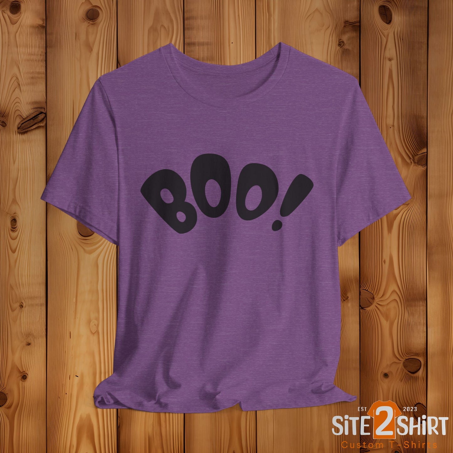 Boo! Classic Halloween T-Shirt – Spooky & Fun Halloween Statement Tee