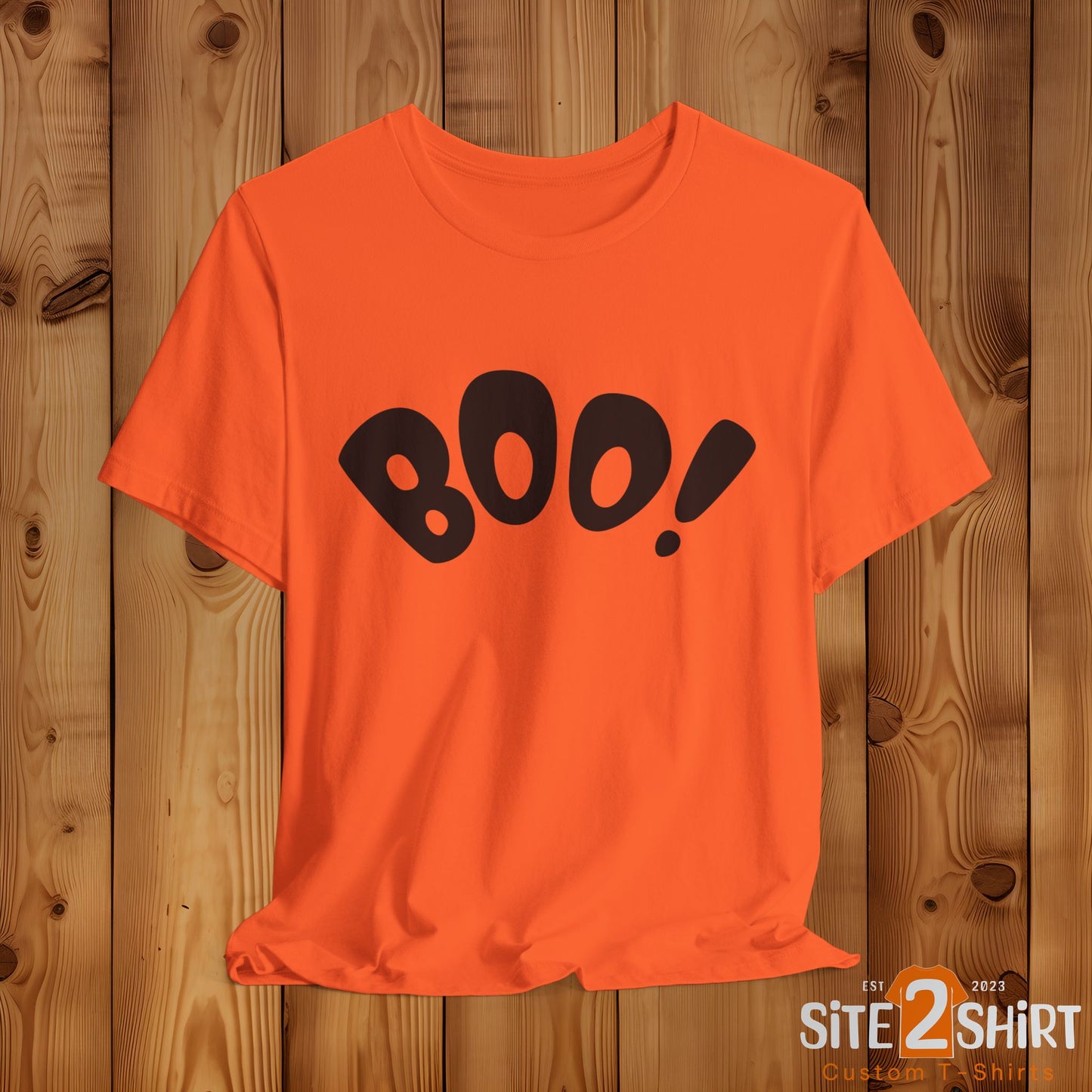 Boo! Classic Halloween T-Shirt – Spooky & Fun Halloween Statement Tee